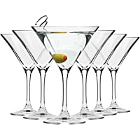 Krosno Copas Martini Cóctel | Conjunto 6 Piezas | 150 ML | Elite Collection Uso en Casa- Restaurante y en Fiestas | Apto…